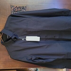 Pashartuk Black Dress Shirt Mens with Tags Meduim